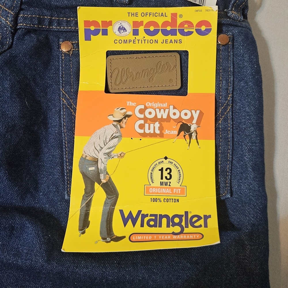 NEW Wrangler Mens Pro Rodeo Cowboy Cut 13MWZ Original Fit Jeans 30x32 NWT‎